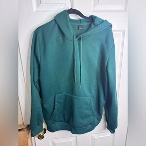 SHEIN Teal Hoodie Sweater for Men